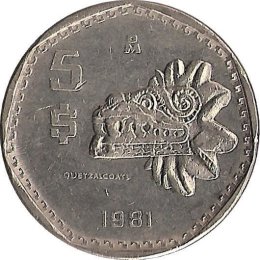 Mexiko 5 Pesos 1980-1985