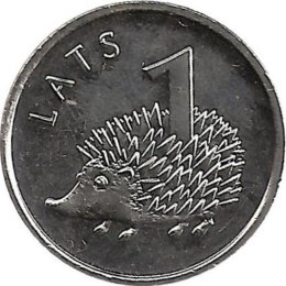 Lettland 1 Lats 2012 &quot;Hedgehog&quot;