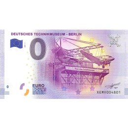 Deutschland 0-Euro Schein 2017-1 DEUTSCHES TECHNIKMUSEUM - BERLIN