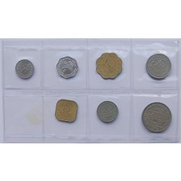 Sri Lanka 1, 2, 5, 10, 25, 50, Cents, 1 Rupee
