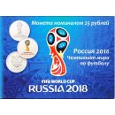 Russland 25 Rubel 2018 &quot;Fussball WM 2018&quot;...