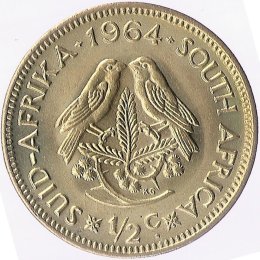 Suedafrika 1/2 Cent 1964