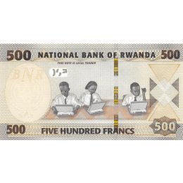Ruanda 500 Francs 2019