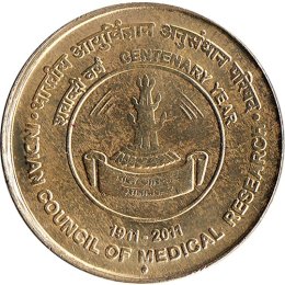 Indien 5 Rupees 2011 &quot;Indian Council of Medical Research&quot;