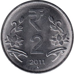 Indien 2 Rupees 2011