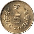 Indien 5 Rupees 2011