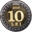 Moldawien 10 Lei 2019 "30 years of state language...
