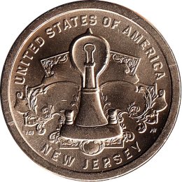USA 2 x 1 Dollar 2019 "American Innovation - New Jersey" P+D
