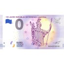 Oesterreich 0-Euro Schein 2018-1 100 JAHRE ÖSTERREICH - AUSTRIA