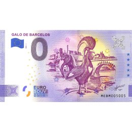 0-Euro Schein 2020-1 "GALO DE BARCELOS" Anniversary