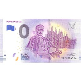 0-Euro Schein 2019-1 "POPE PIUS XI"