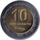 Uruguay 10 Pesos Uruguayo 2000