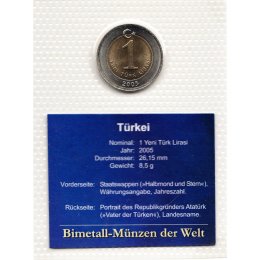 Türkei 1 Yeni Türk Lirasi 2005