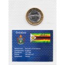 Simbabwe 5 Dollars 2002 "Nashorn"
