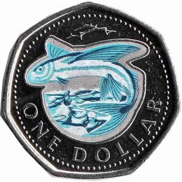Barbados 1 Dollar 2020 "Flying fish"