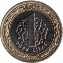 Tuerkei 1 Lira 2022 "100th Anniversary of the Great Offensive"