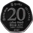 Sri Lanka 20 Rupees 2020 "70th Anniversary of the Central Bank of Sri Lanka"