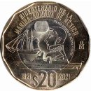 Mexiko 20 Pesos 2022 "Bicentennial of the Mexican...