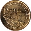 Daenemark 20 Kroner 2010 "Kajak Konebåd"