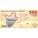 Burundi 500 Francs 2018