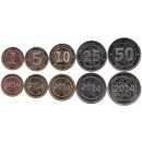 Simbabwe 1, 5, 10, 25, 50 Cent 2014 "BOND COIN"