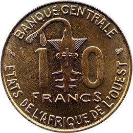 Westafrikanische Staaten 10 Francs 1996 &quot;FAO&quot;