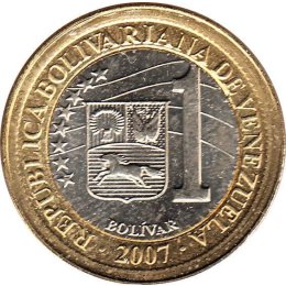 Venezuela 1 Bolivar 2007