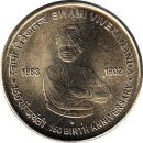Indien 5 Rupees 2013 &quot;150th Anniversary of the Birth of Swami Vivekananda&quot;