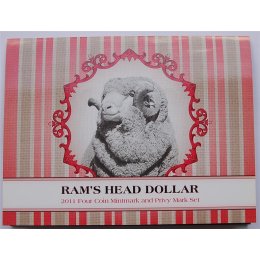 Australien 4 x 1$ 2011 &quot;RAM`S HEAD DOLLAR&quot;