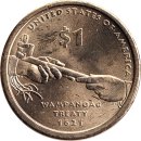 USA 1 Dollar 2011 "Native American" P